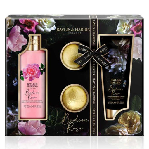 Picture of BAYLIS & HARDING BOUDOIRE ROSE 4P SET